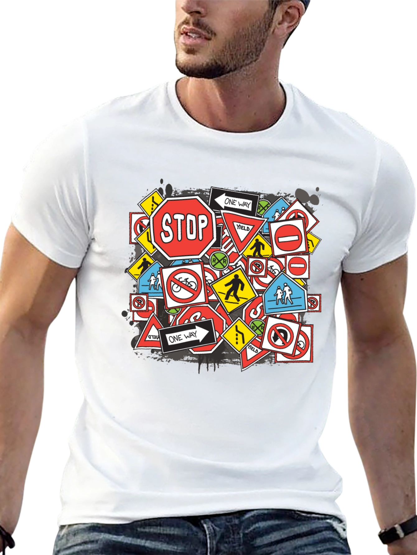 Traffic Sign T-Shirt - Unique Design