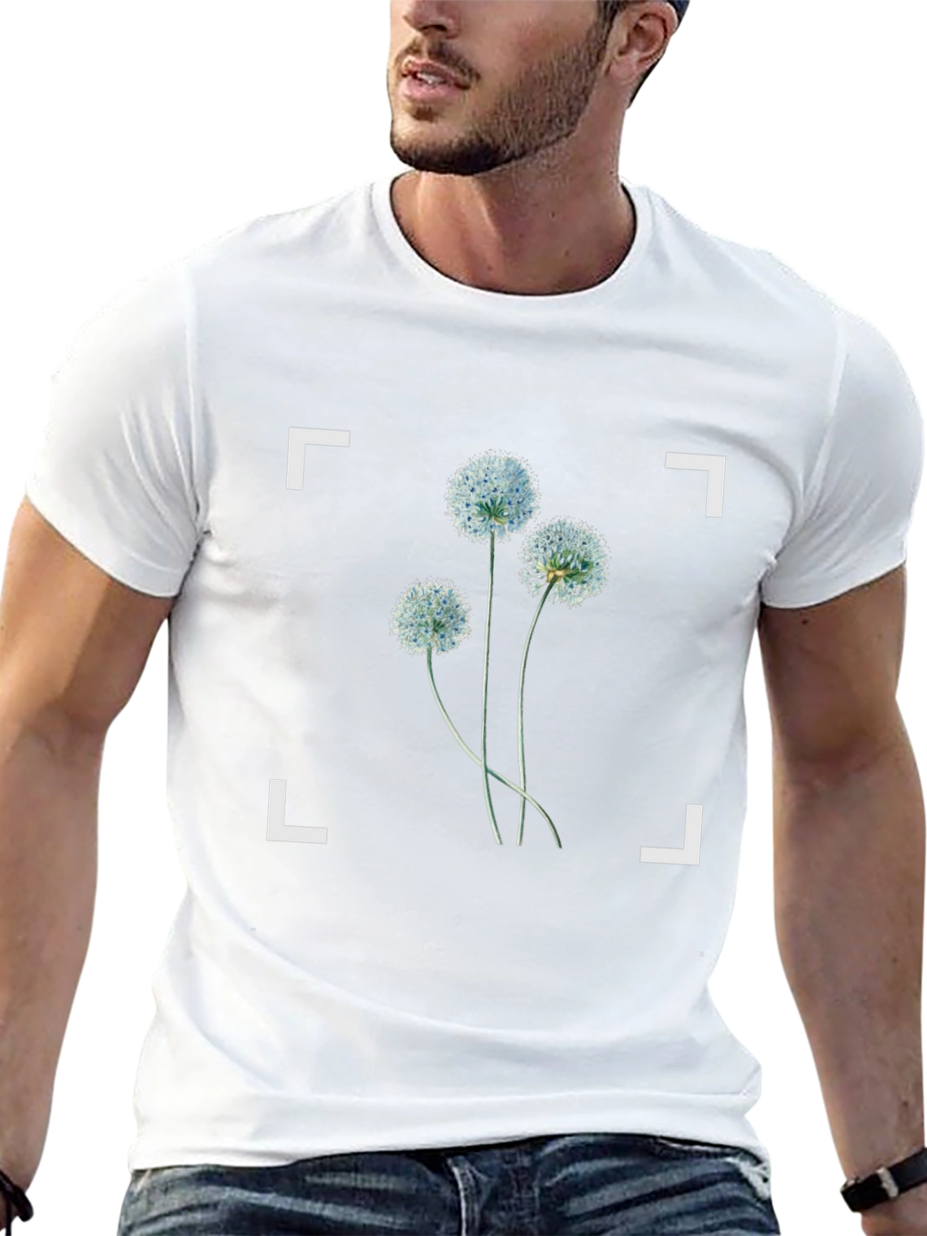 Dandelion Graphic Tee - Stylish Black Cotton Shirt