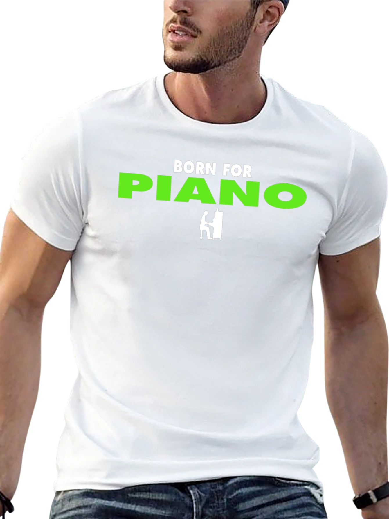Born for Piano T-Shirt - Musician Gift