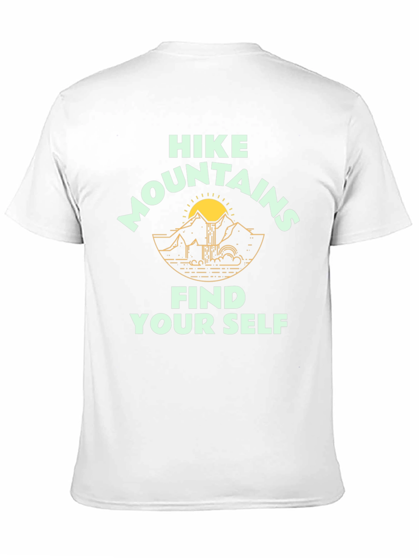 Hike Mountains Find Yourself Graphic Tee