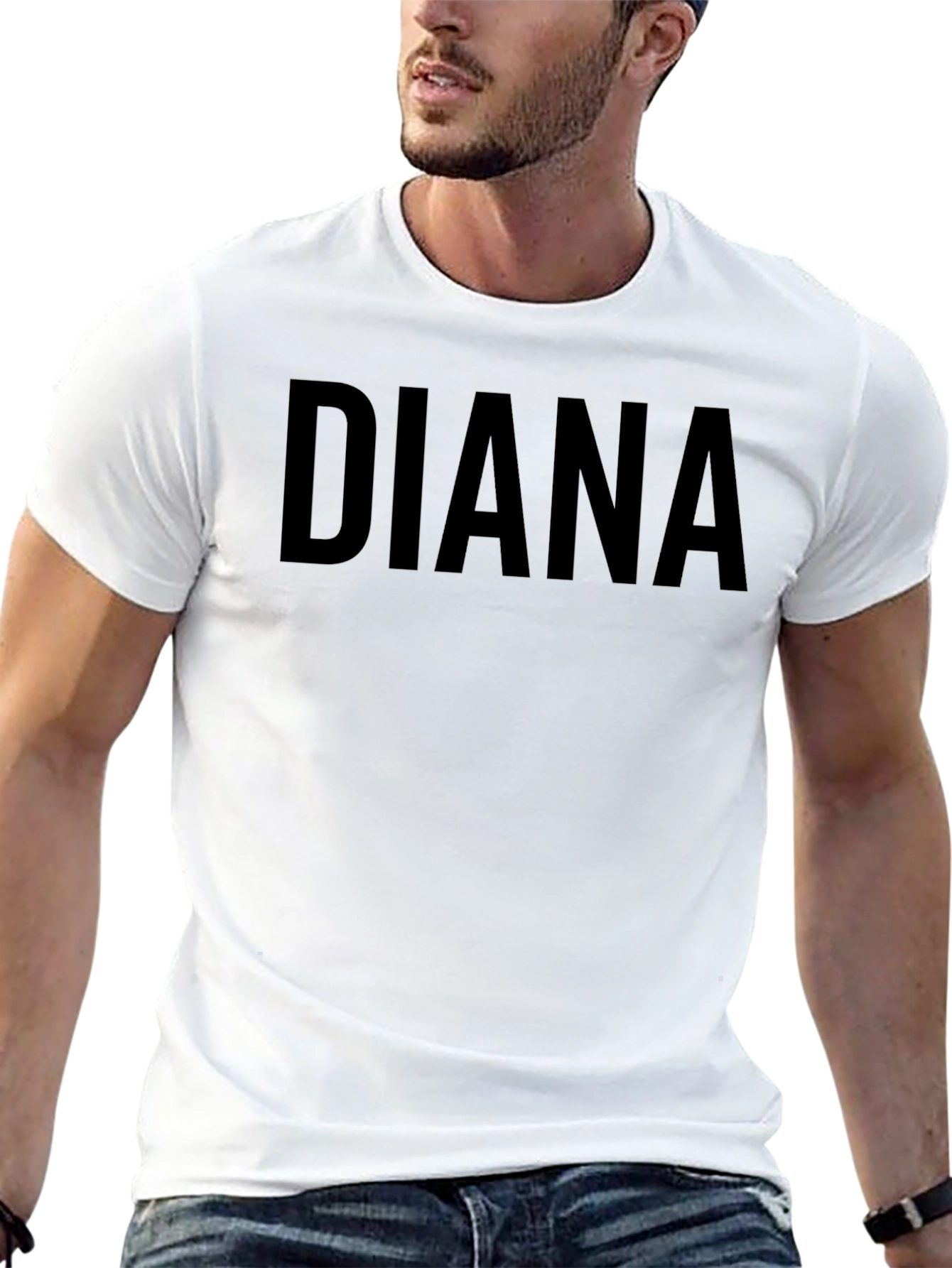 DIANA Bold Black T-Shirt