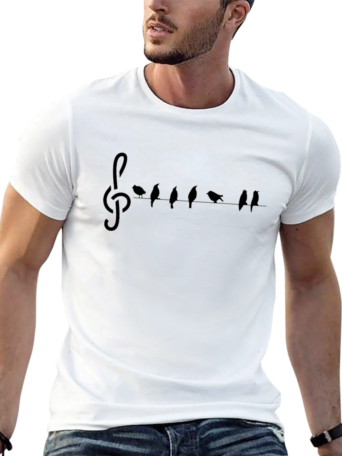 Musical Birds on a Wire T-Shirt