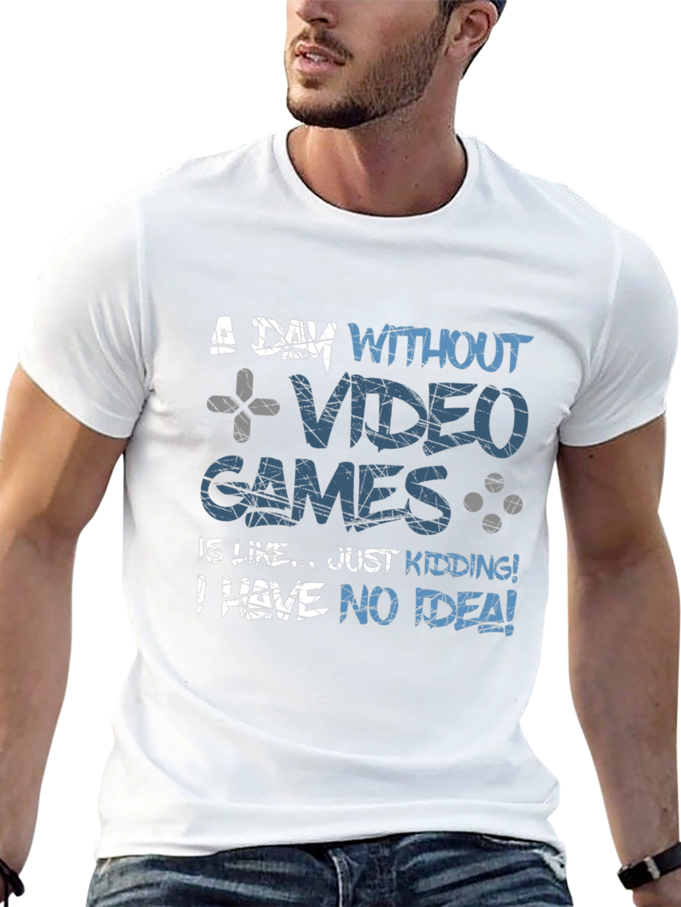 Funny Gamer T-Shirt: A Day Without Video Games