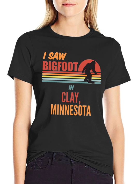 Bigfoot Clay Minnesota Novelty T-Shirt