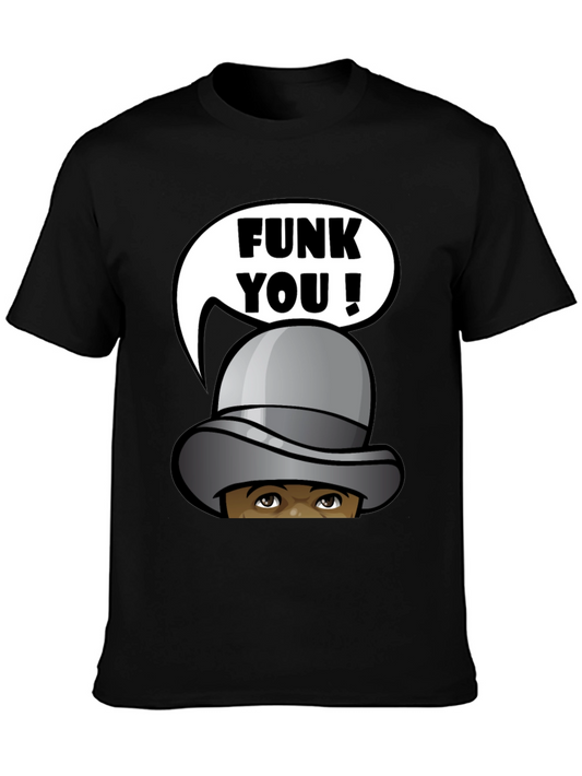Funky You! Graphic Tee - Mens Black T-Shirt