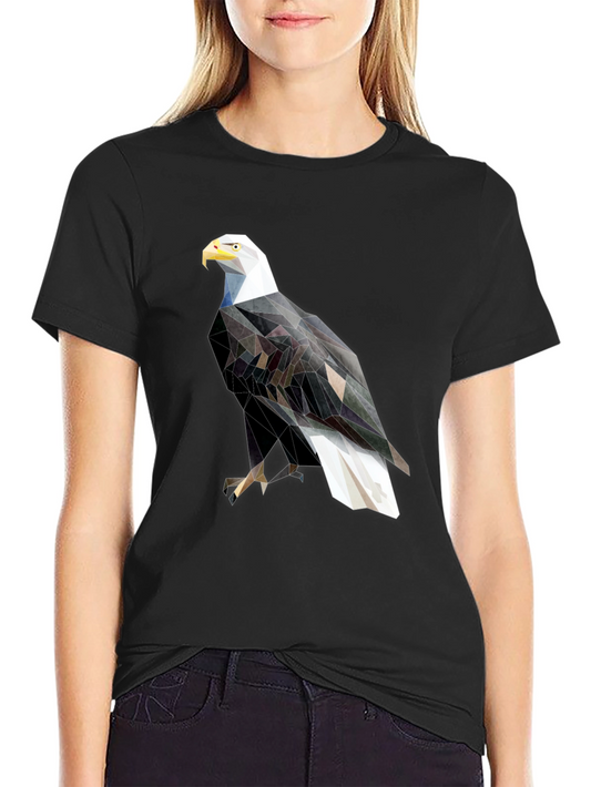 Geometric Eagle Graphic T-Shirt