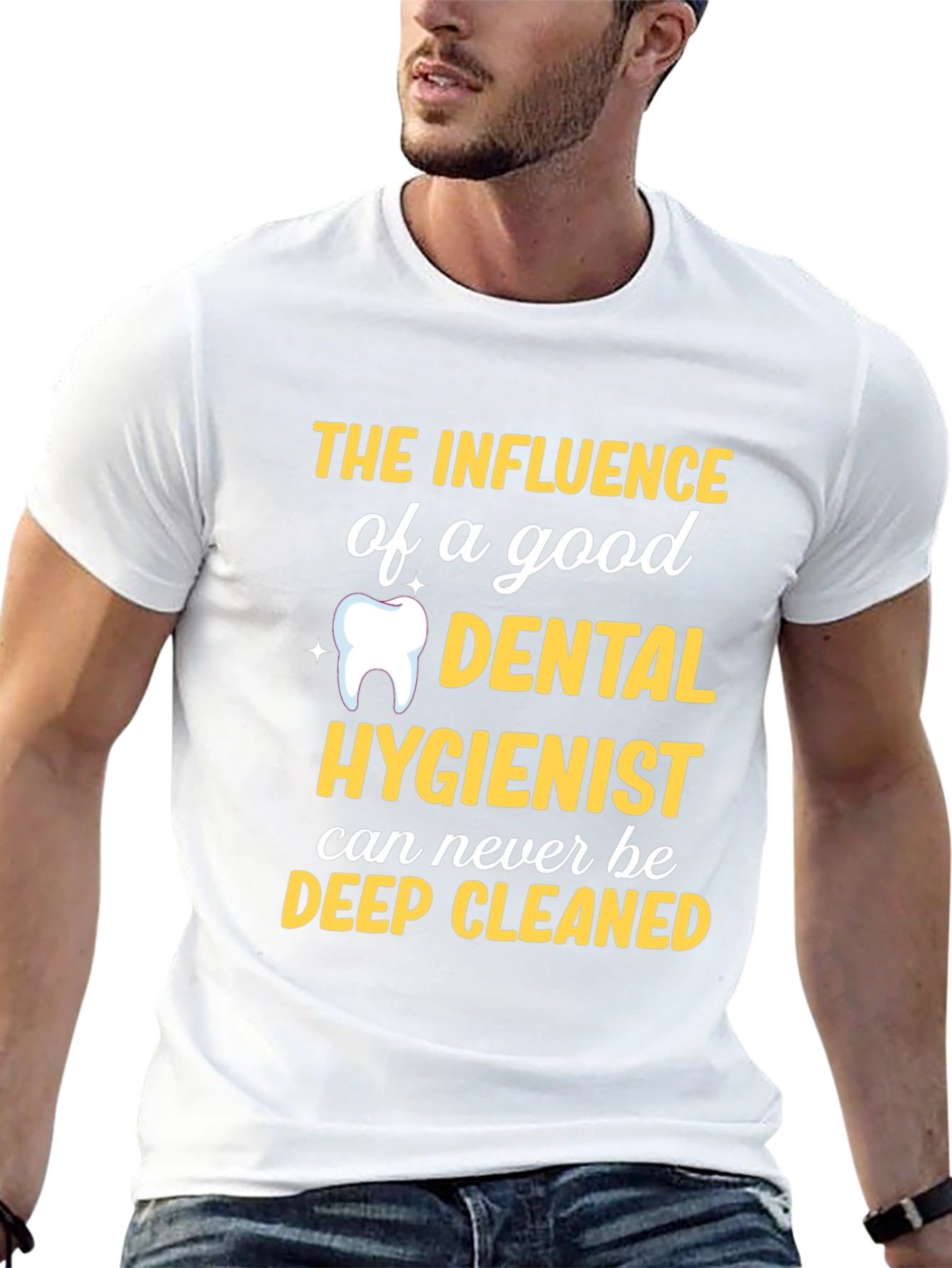 Dental Hygienist T-Shirt - Deep Cleaned Funny Tee
