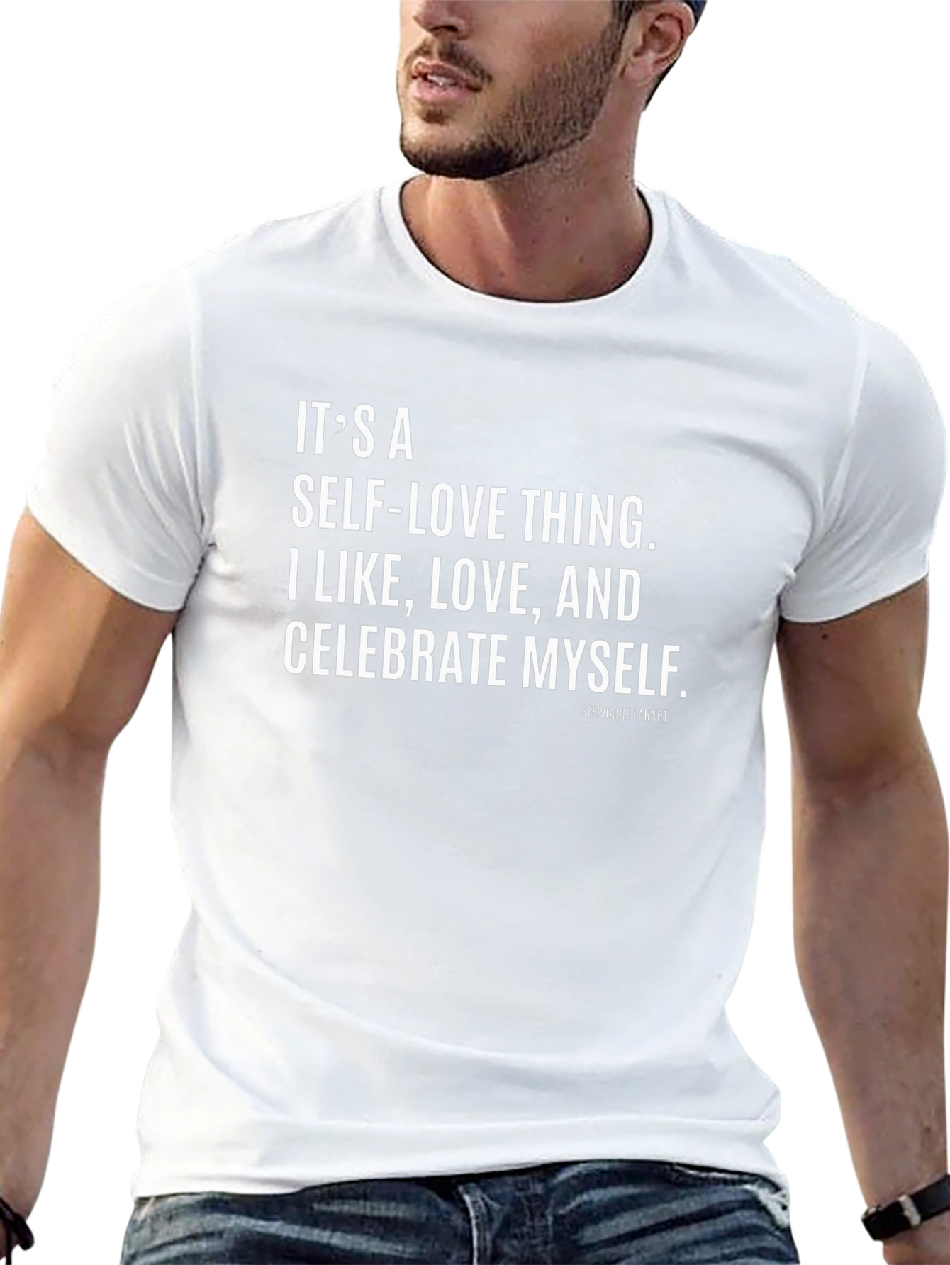 Self-Love Quote Graphic Tee - Celebrate Yourself!