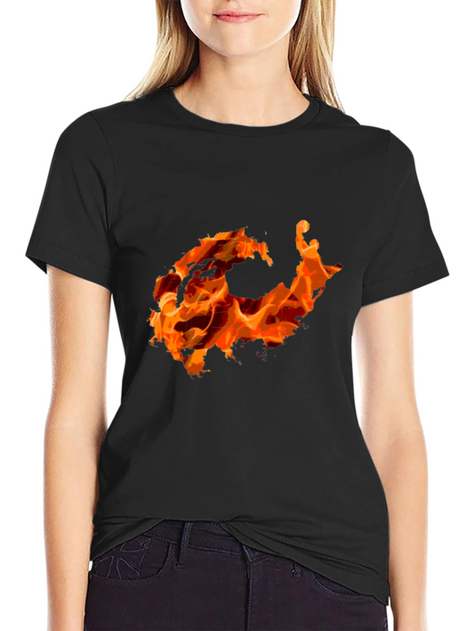 Inferno Graphic Tee - Bold Flame Design