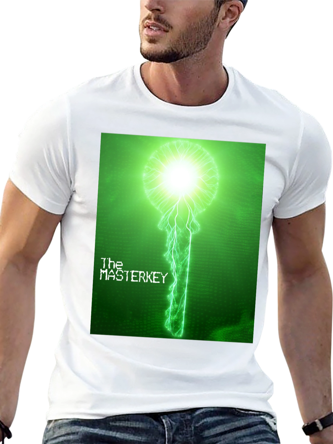 The Master Key T-Shirt - Electric Green Graphic Tee