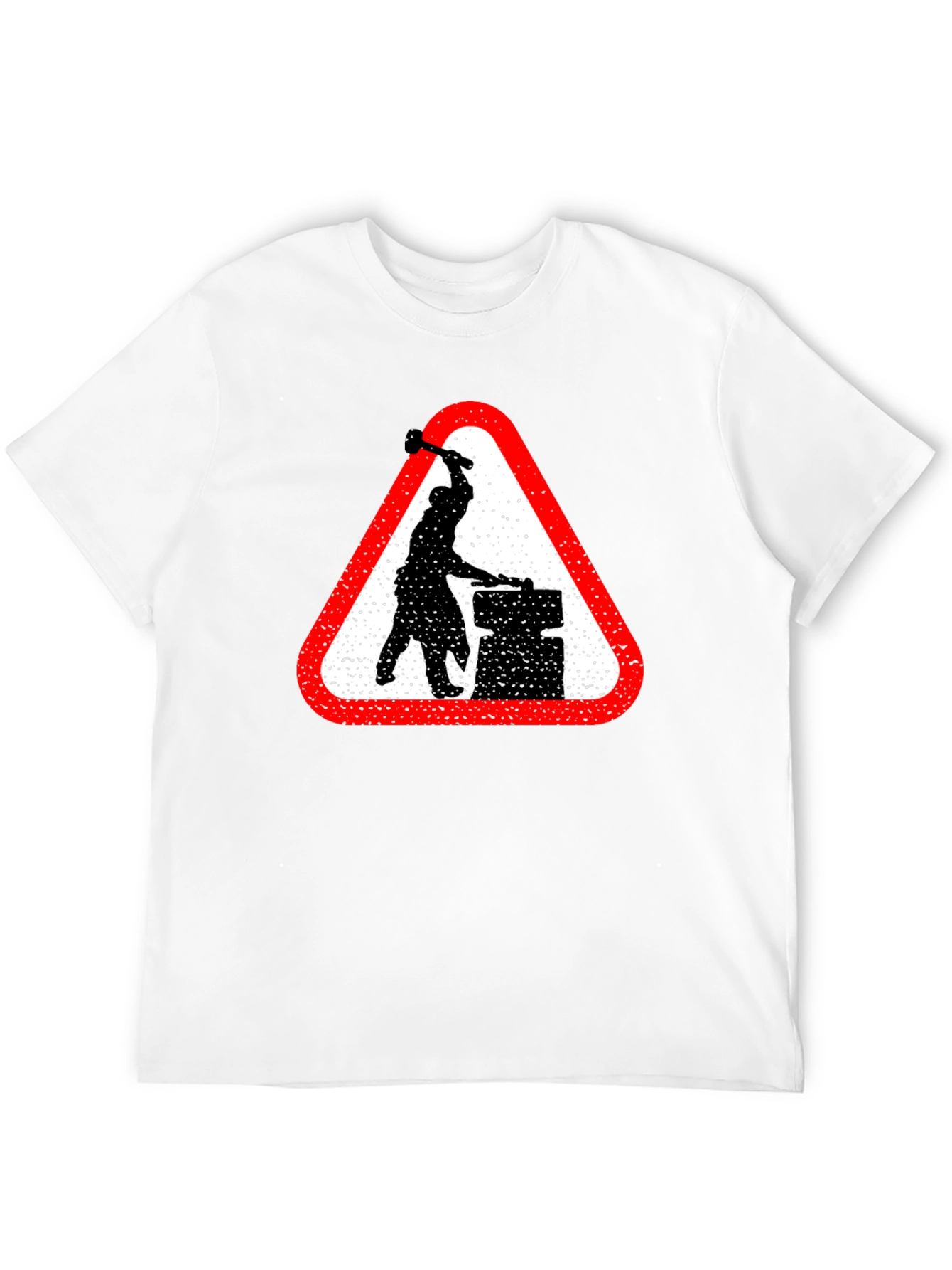 Blacksmith Warning Sign Graphic Tee