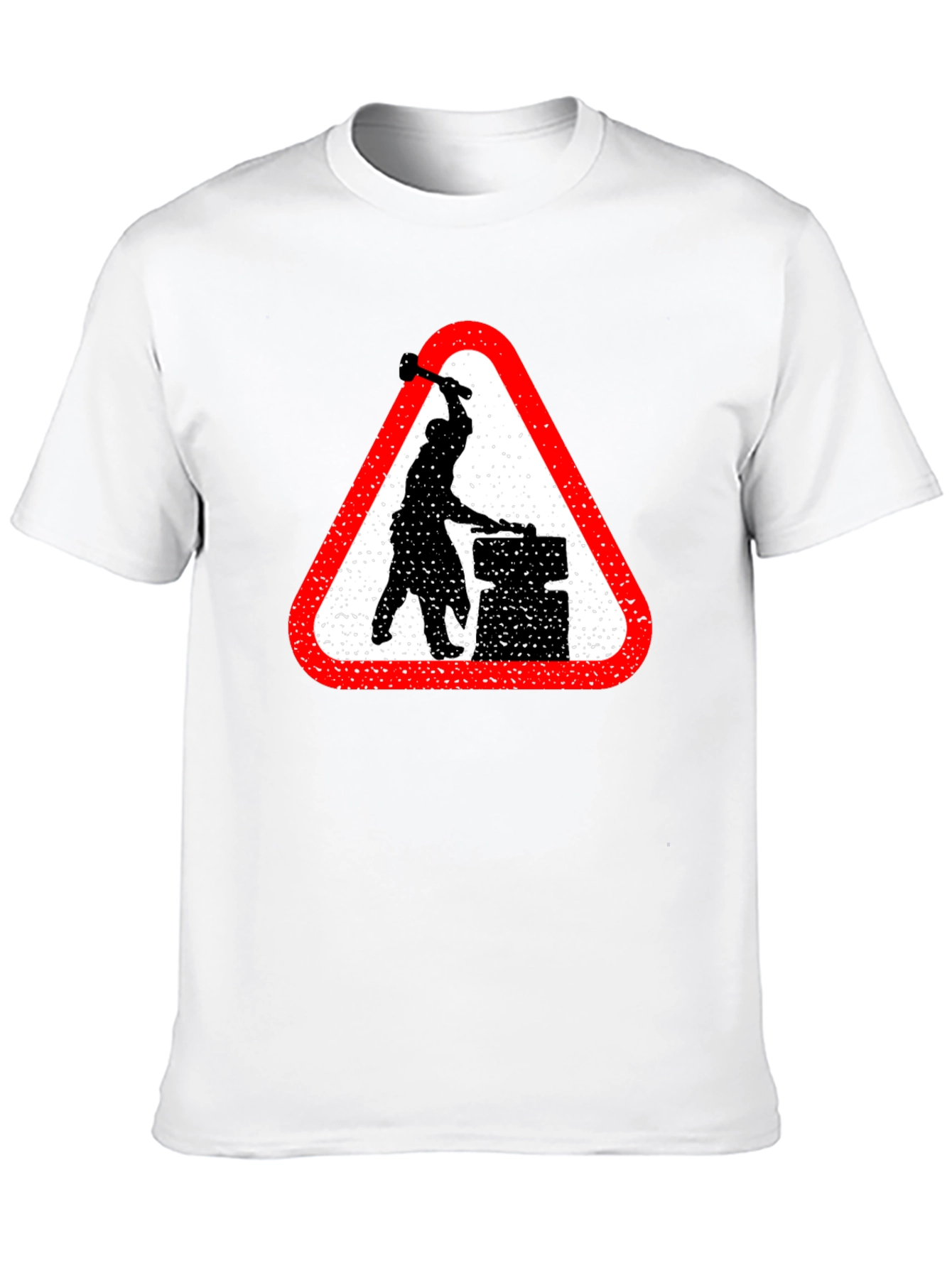 Blacksmith Warning Sign Graphic Tee