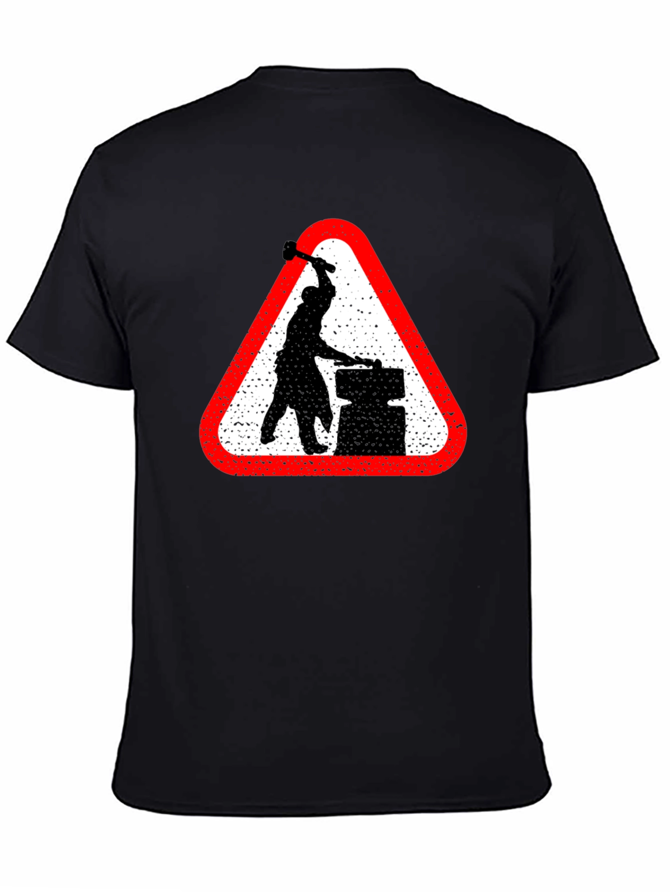 Blacksmith Warning Sign Graphic Tee