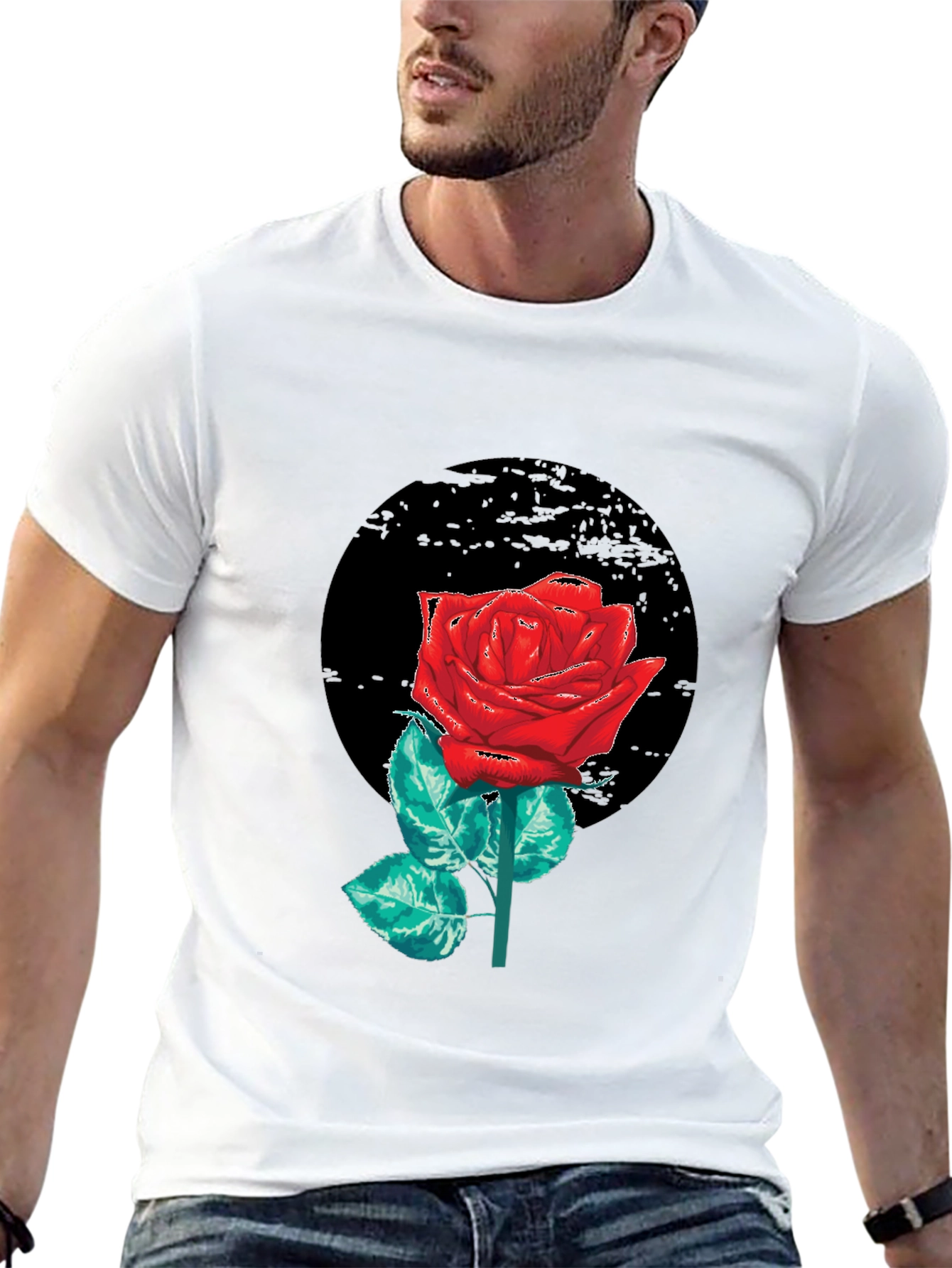 Black Rose Graphic Tee