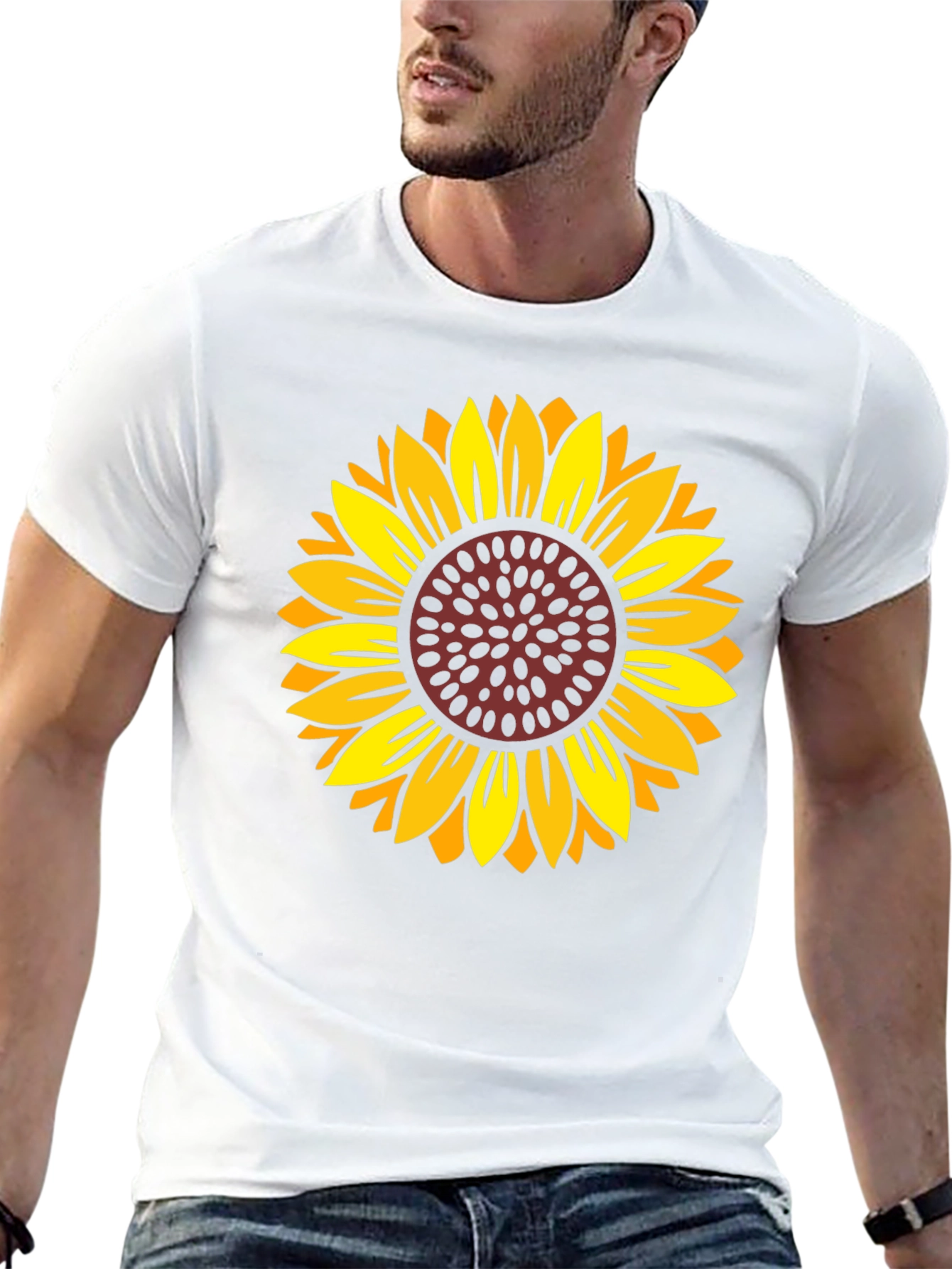 Sunflower Graphic Tee - Casual Comfort