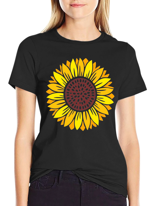 Sunflower Graphic Tee - Casual Comfort
