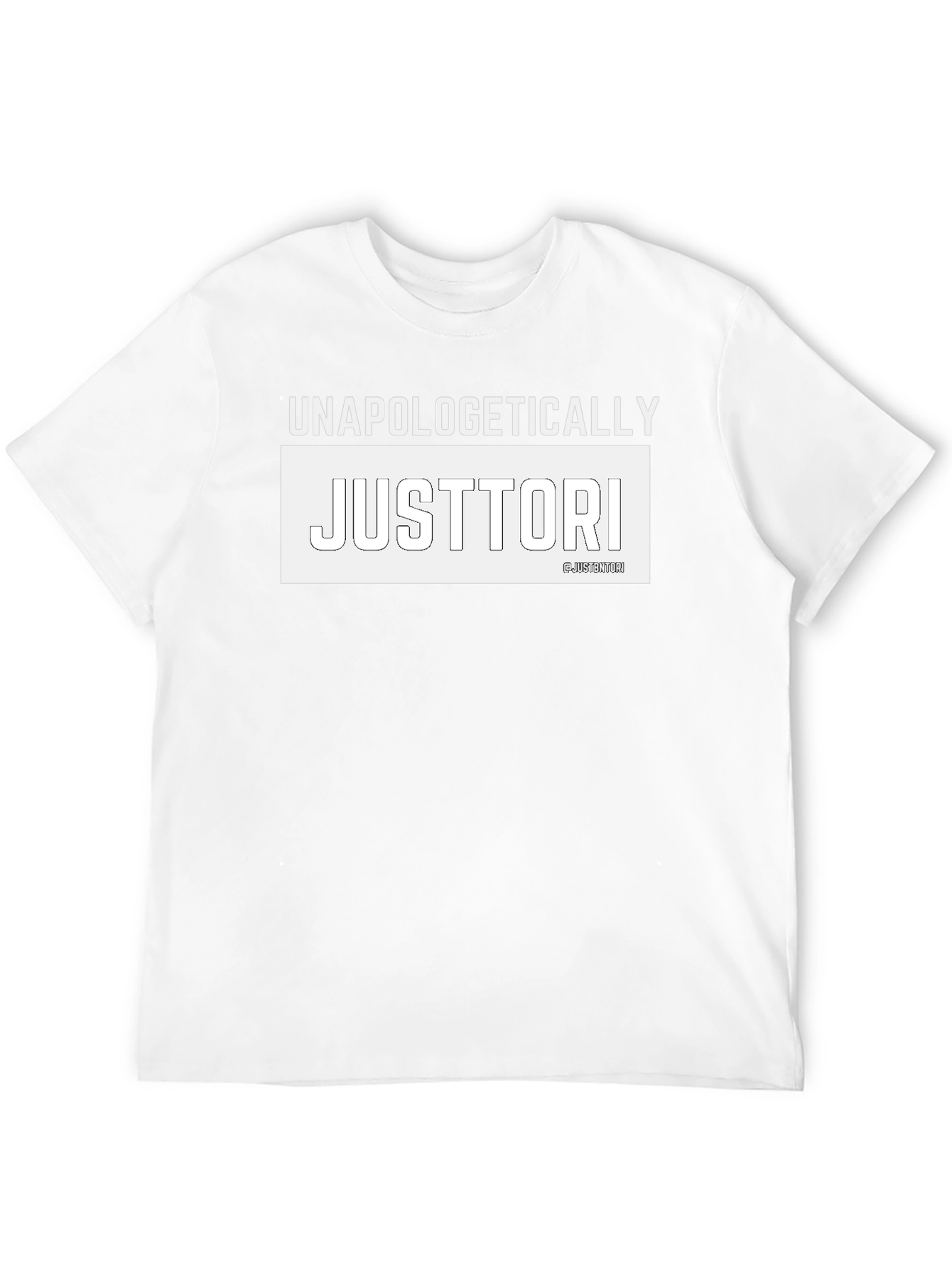 Unapologetically Justtori Black Graphic Tee