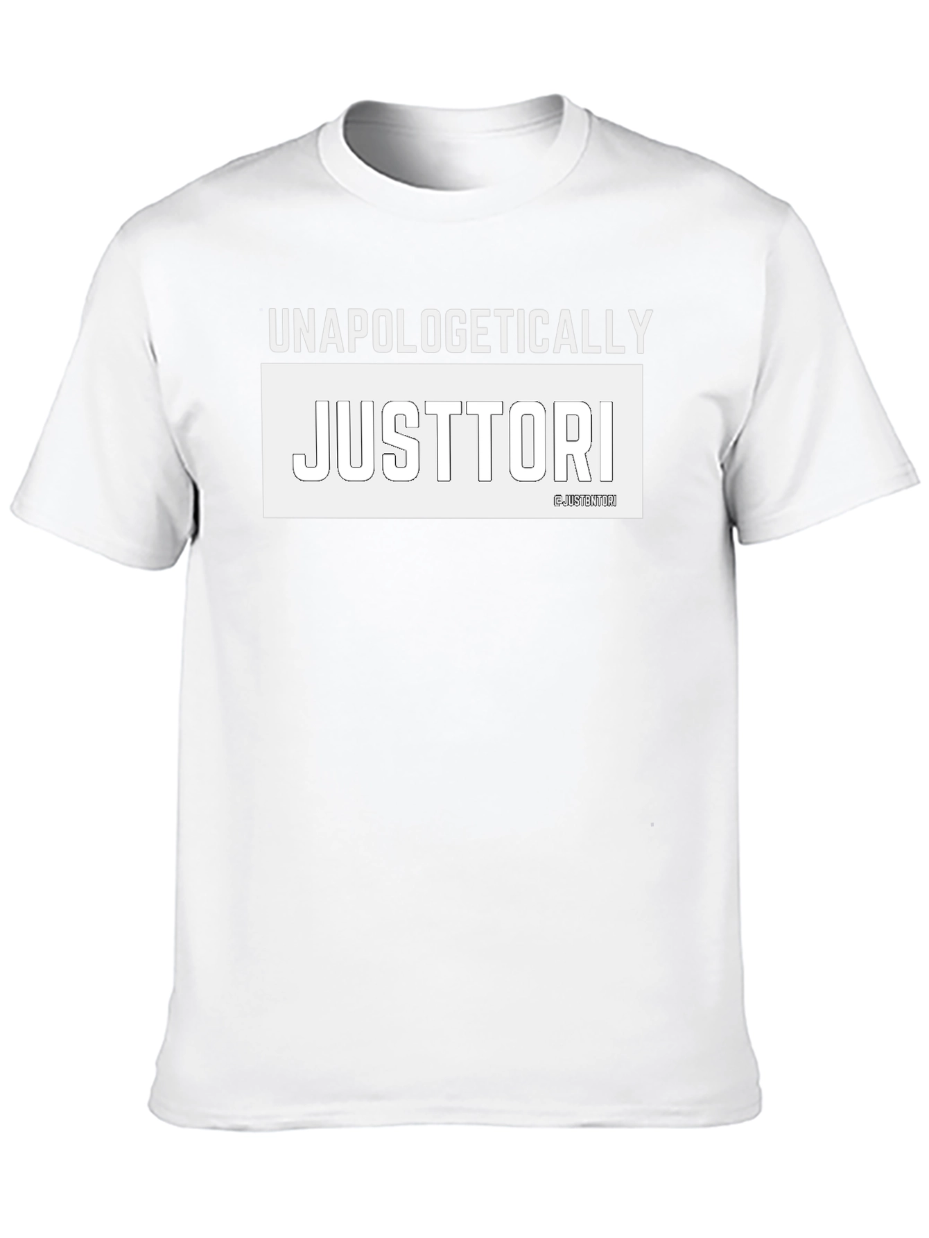Unapologetically Justtori Black Graphic Tee