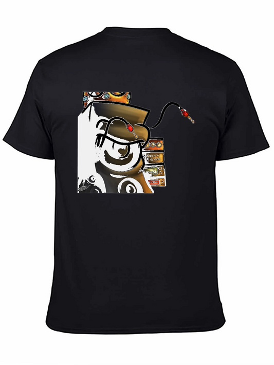 Funky Music Man Black T-Shirt