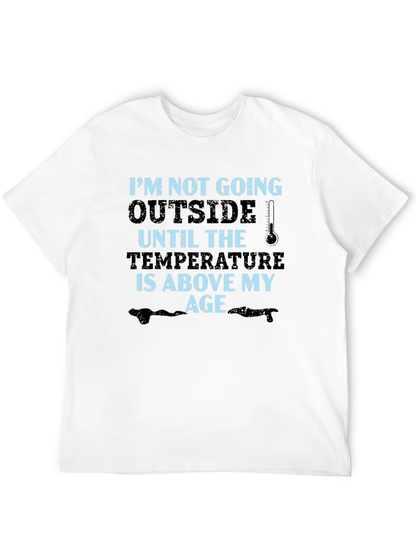 Funny Age Temperature Graphic T-Shirt