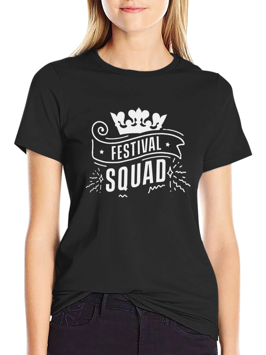Festival Squad Black T-Shirt