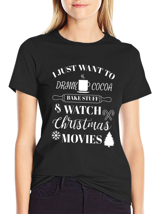 Cocoa Baking & Christmas Movie Shirt