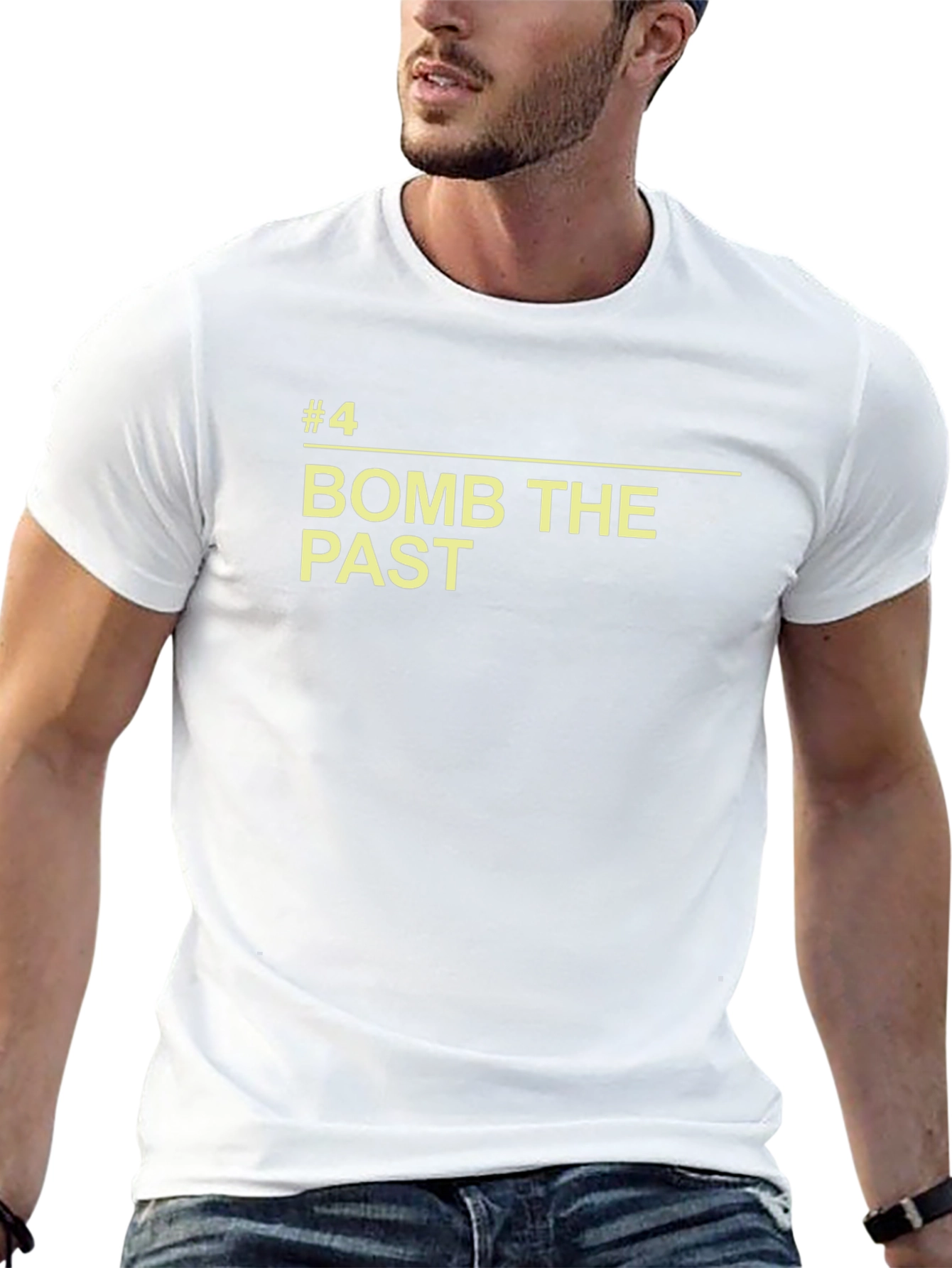 Bomb the Past Graphic Tee - Cool Retro Design