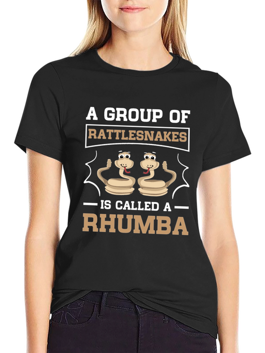 Funny Rattlesnake Rhumba Graphic T-Shirt