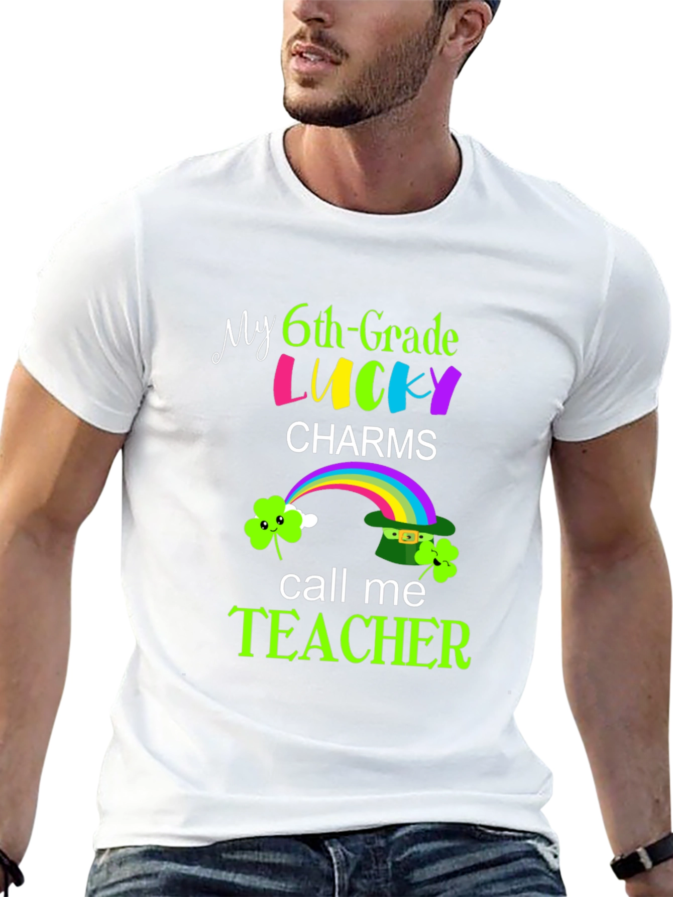 Lucky 6th Grade Teacher St. Patricks Day T-Shirt
