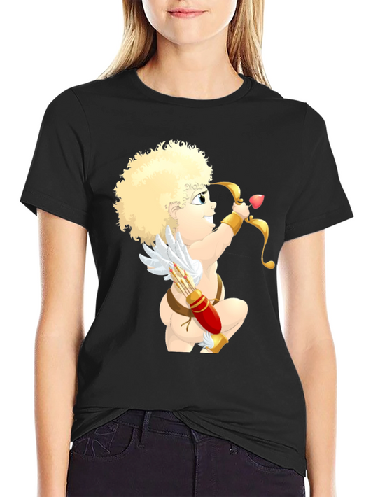 Cupid Graphic T-Shirt - Love Arrow Design