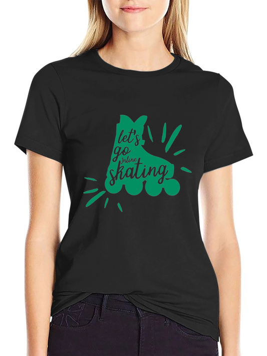 Lets Go Inline Skating Graphic Tee