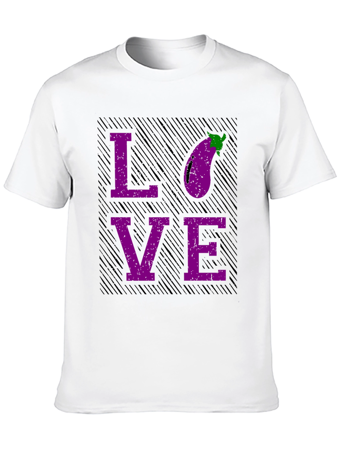 Eggplant Love Graphic T-Shirt