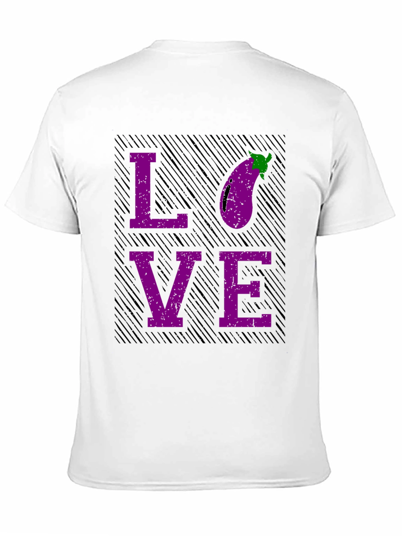 Eggplant Love Graphic T-Shirt