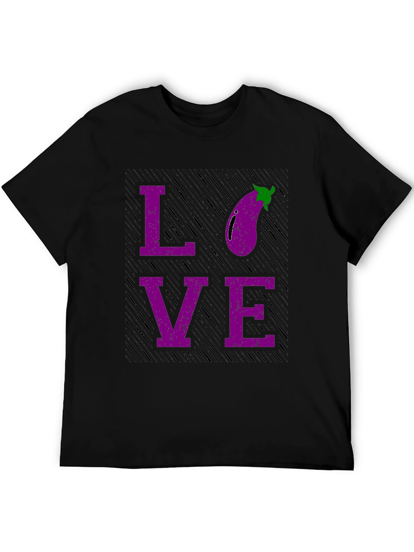 Eggplant Love Graphic T-Shirt