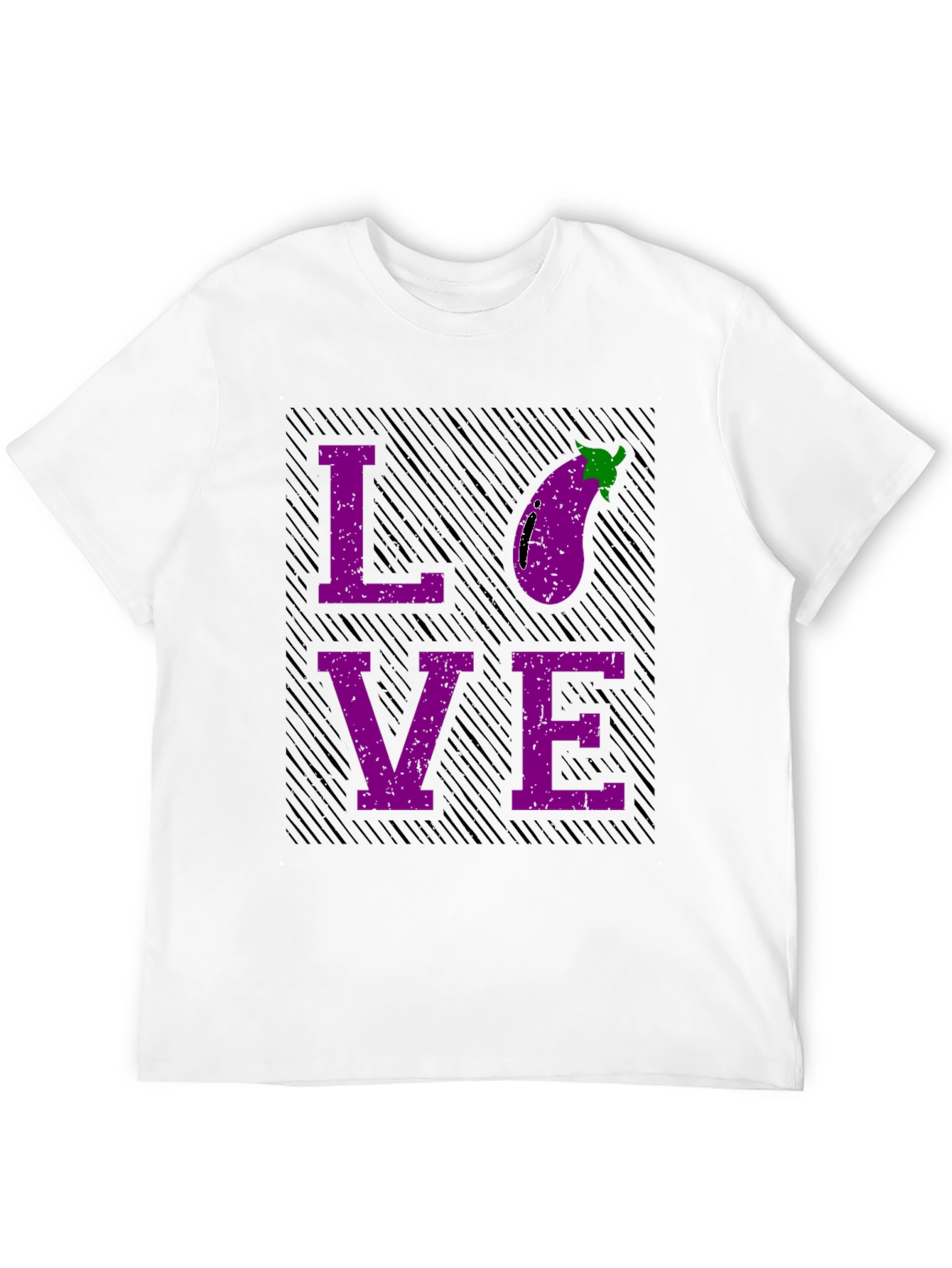 Eggplant Love Graphic T-Shirt