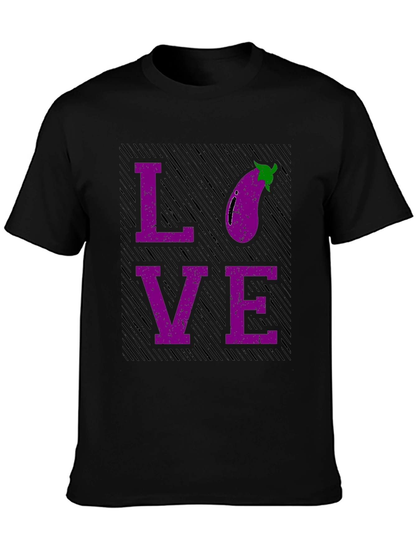 Eggplant Love Graphic T-Shirt