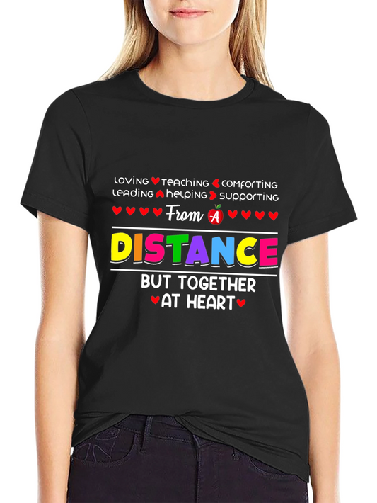 Distance Teaching Heart T-Shirt