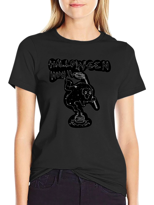 Halloween Now Graphic Tee - Spooky Fun