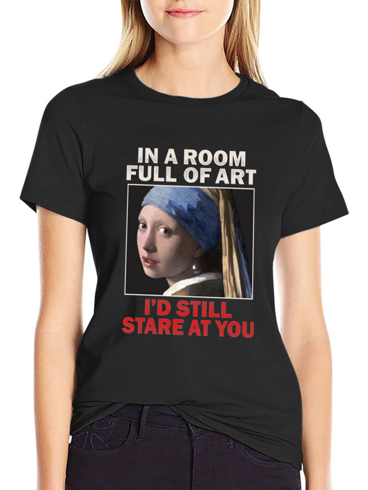 Art Lovers T-Shirt: Girl with a Pearl Earring