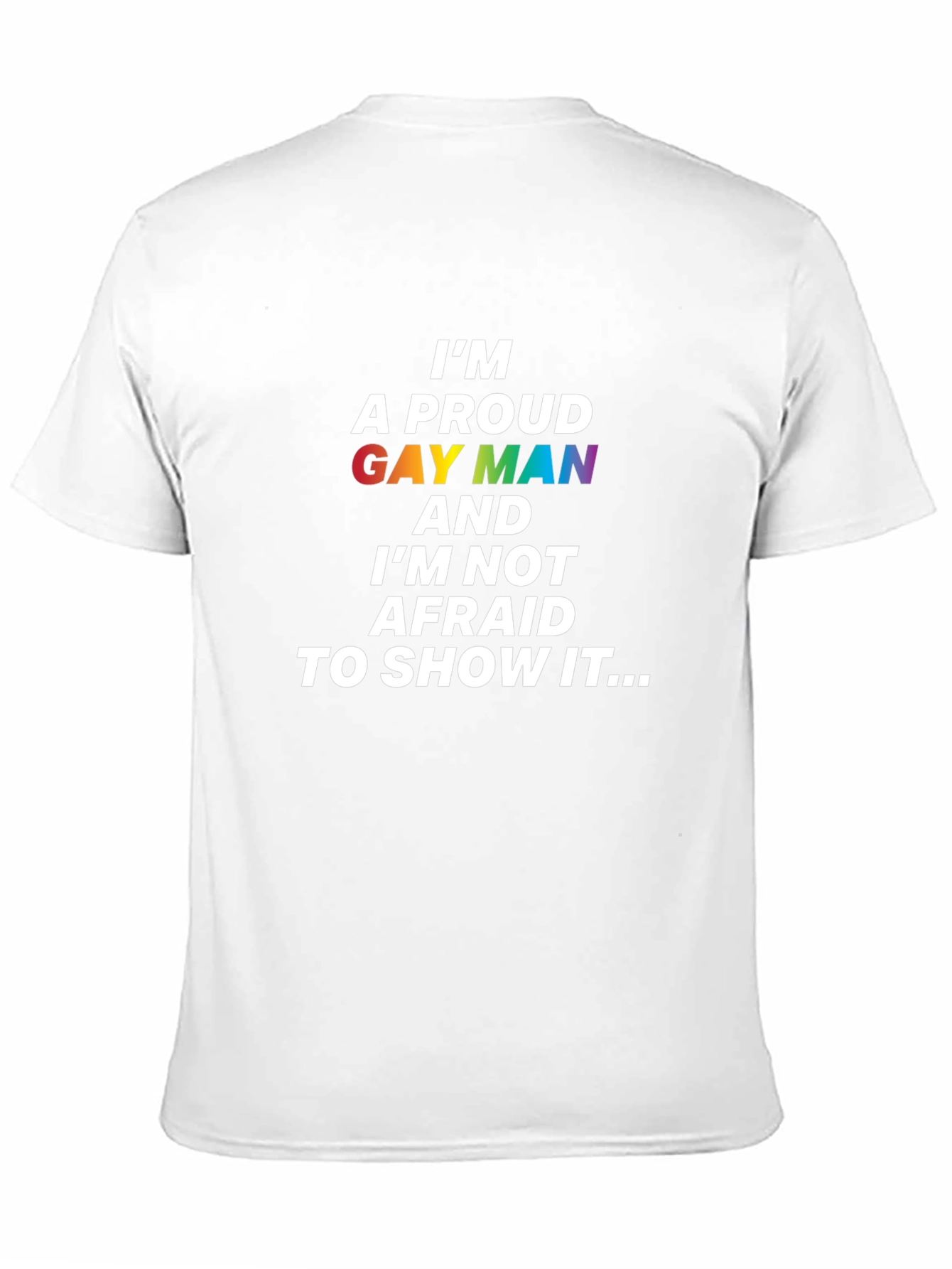 Proud Gay Man Rainbow T-Shirt