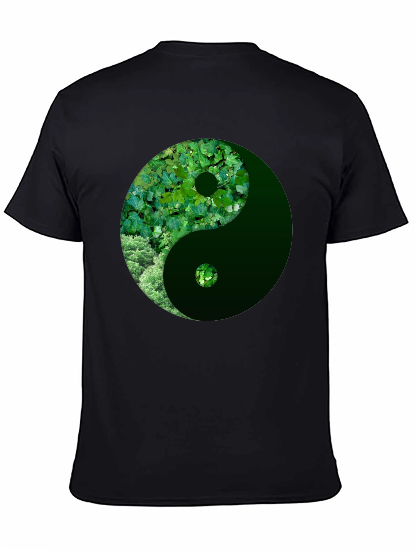 Nature Yin Yang Graphic Tee - Casual Style