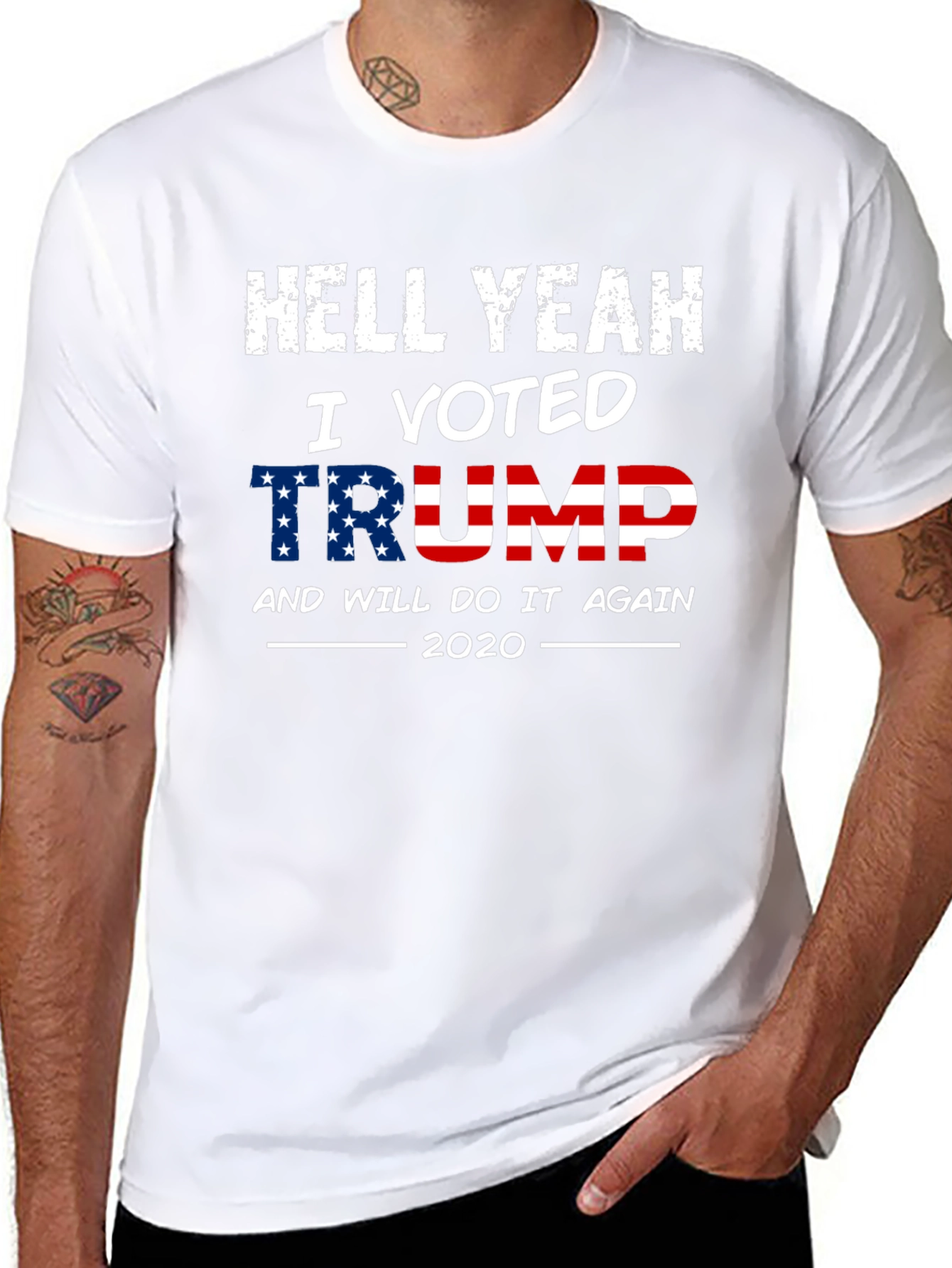 Hell Yeah I Voted Trump 2020 T-Shirt
