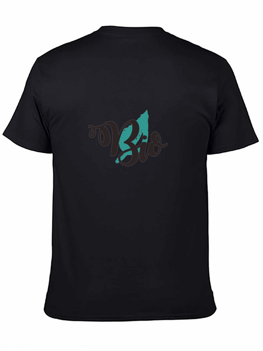 Bio T-Shirt - Black Graphic Tee