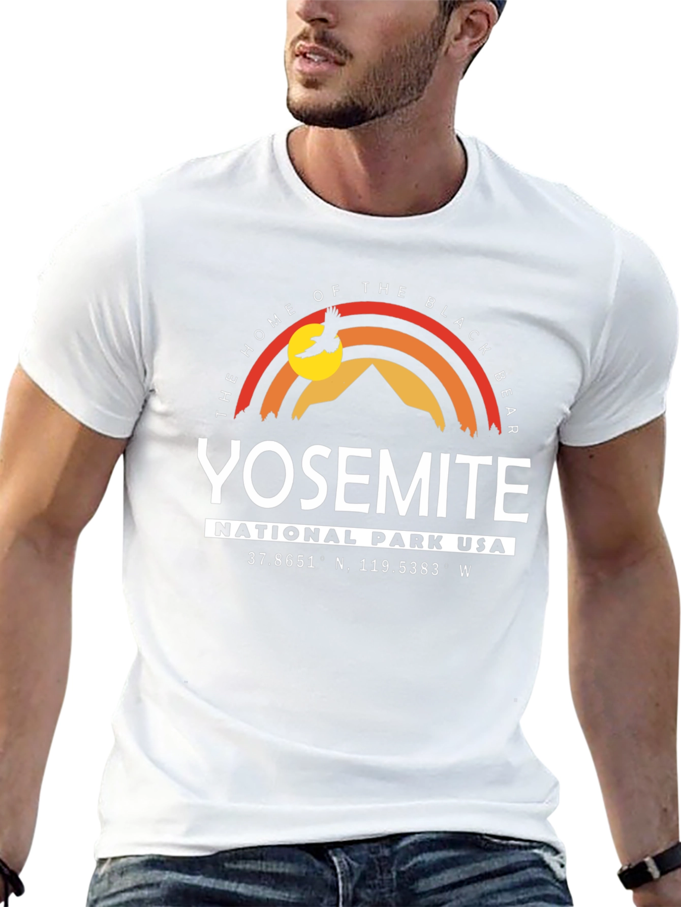 Yosemite National Park Black T-Shirt