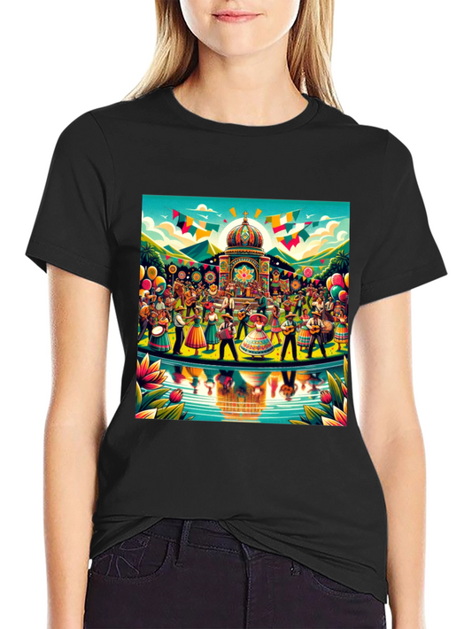 Fiesta T-Shirt: Colorful Celebration Design