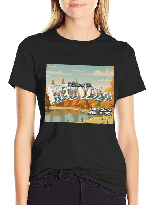 I Survived The New York Earthquake April 5th 2024 T-Shirt