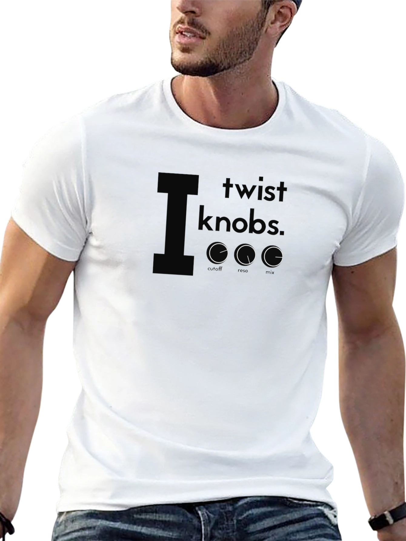 I Twist Knobs Graphic Tee - Musician/Producer Shirt
