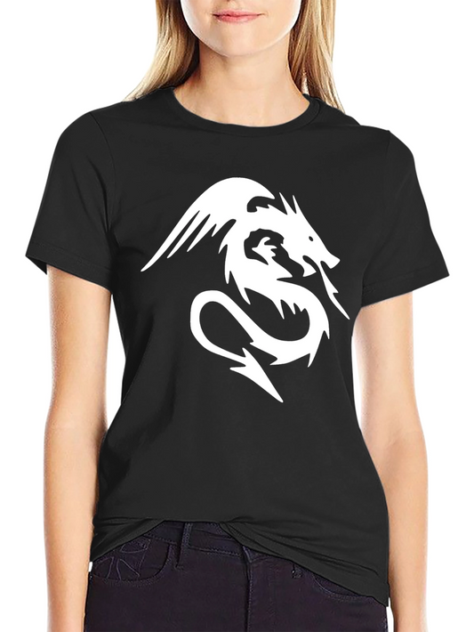 Dragon Graphic Tee - Stylish Black T-Shirt