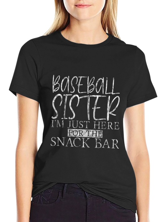 Baseball Sister Snack Bar Tee
