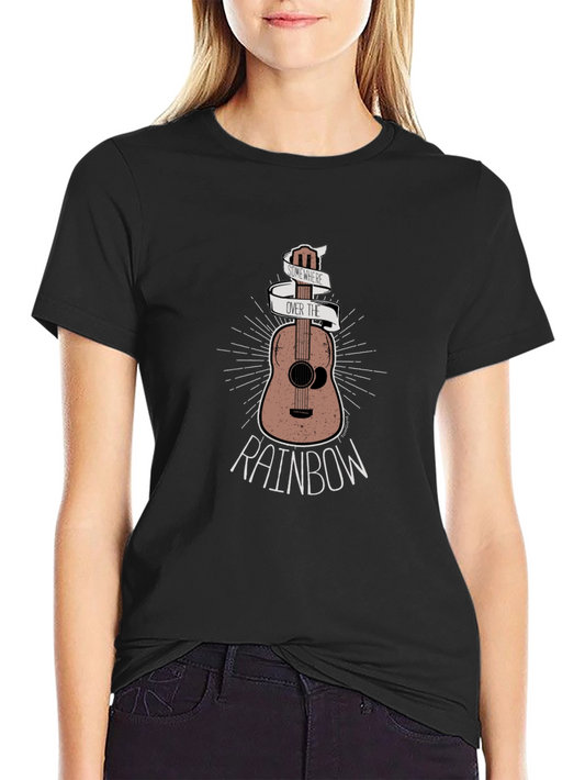 Guitar Over the Rainbow Graphic Tee